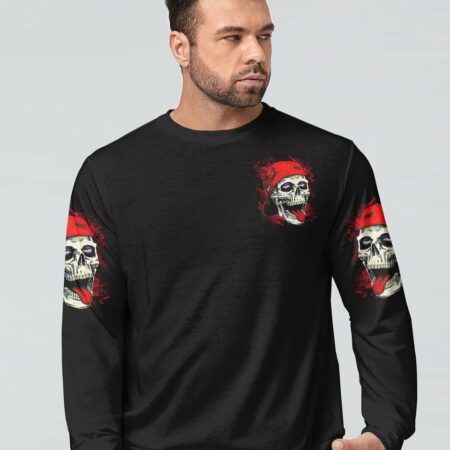 DON'T TRY TO FIGURE ME OUT SKULL ALL OVER PRINT - TLTM0812221