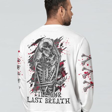 FROM OUR FIRST KISS SKELETON COUPLE ALL OVER PRINT - TLNO2812222