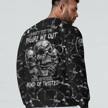 DON'T TRY TO FIGURE ME OUT MAD SKULL ALL OVER PRINT - TLTM1512223
