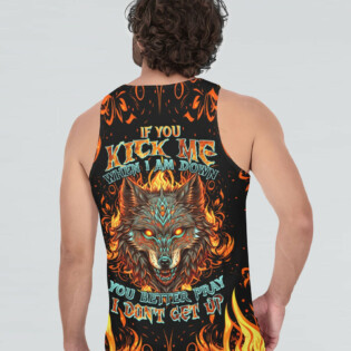 IF YOU KICK ME WOLF ALL OVER PRINT - TLTW1004234