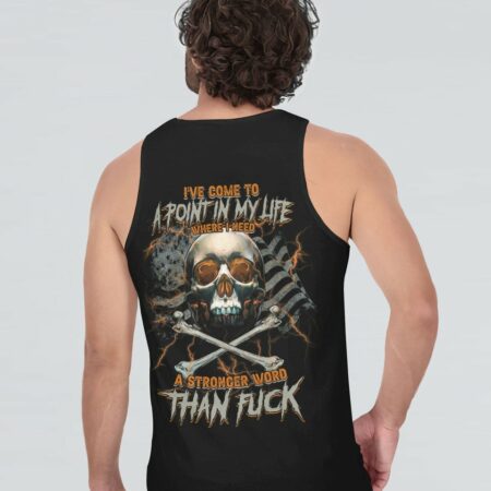 I'VE COME TO A POINT IN MY LIFE FLAG SKULL ALL OVER PRINT - TLTM0512224