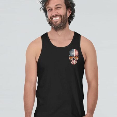 MY GIVE A F AMERICAN SKULL ALL OVER PRINT - TLTY2811223