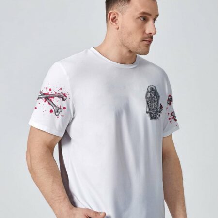 FROM OUR FIRST KISS SKELETON COUPLE ALL OVER PRINT - TLNO2812222