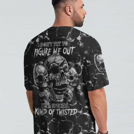 DON'T TRY TO FIGURE ME OUT MAD SKULL ALL OVER PRINT - TLTM1512223