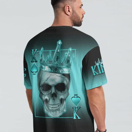 KING QUEEN COUPLE SKULL ALL OVER PRINT - TLTY2812221