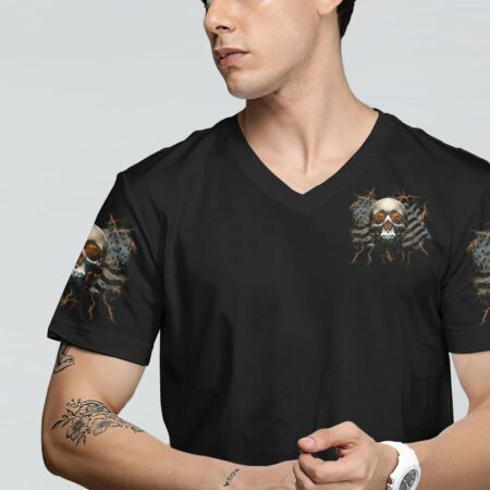 I'VE COME TO A POINT IN MY LIFE FLAG SKULL ALL OVER PRINT - TLTM0512224