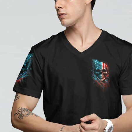 ATTITUDE PROBLEM SKULL FLAG ALL OVER PRINT - TLNO1803233