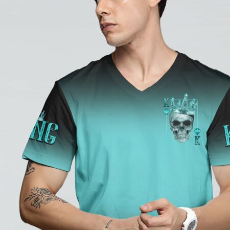 KING QUEEN COUPLE SKULL ALL OVER PRINT - TLTY2812221