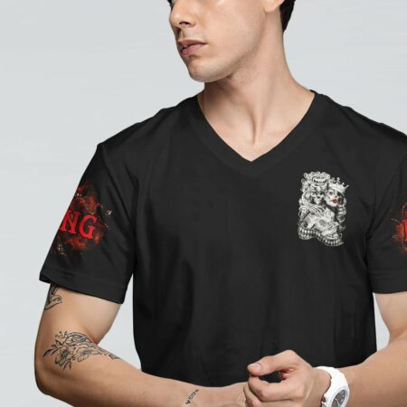 FROM OUR FIRST KISS KING QUEEN COUPLE SKULL ALL OVER PRINT - TLNO2612222