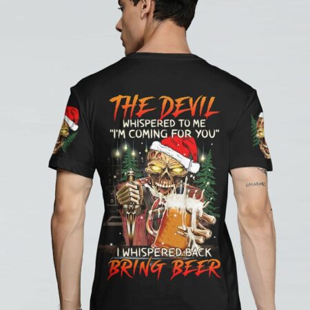 BRING BEER SKULL CHRISTMAS ALL OVER PRINT - TLTW1711221