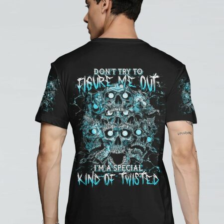 DON'T TRY TO FIGURE ME OUT SKULL ALL OVER PRINT - TLTM2312223