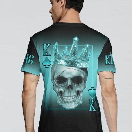 KING QUEEN COUPLE SKULL ALL OVER PRINT - TLTY2812221