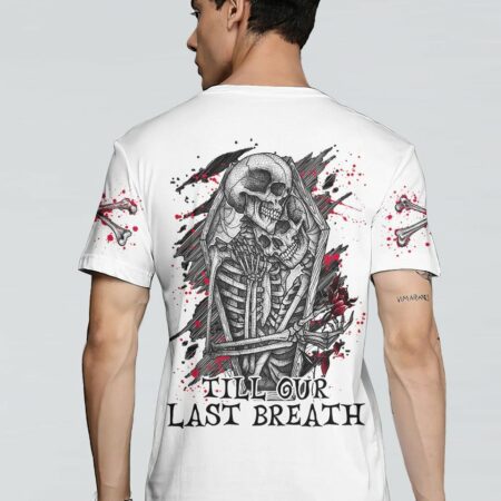 FROM OUR FIRST KISS SKELETON COUPLE ALL OVER PRINT - TLNO2812222