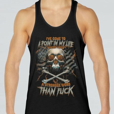 I'VE COME TO A POINT IN MY LIFE FLAG SKULL ALL OVER PRINT - TLTM0512224