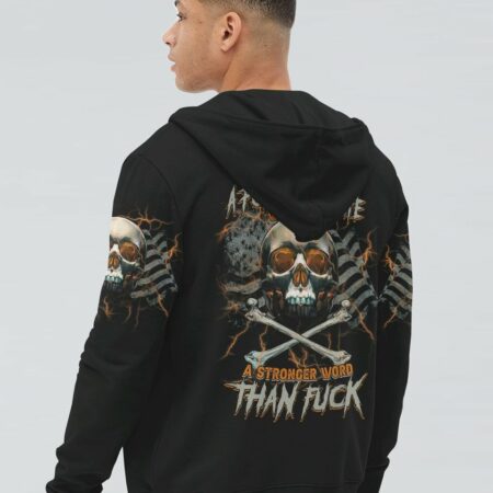 I'VE COME TO A POINT IN MY LIFE FLAG SKULL ALL OVER PRINT - TLTM0512224