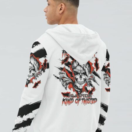 DON'T TRY TO FIGURE ME TORN SKULL ALL OVER PRINT - TLTM1411222