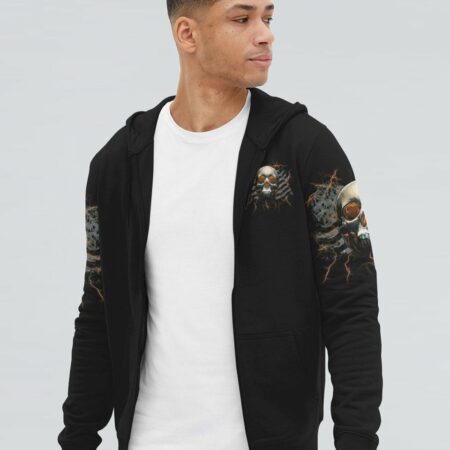 I'VE COME TO A POINT IN MY LIFE FLAG SKULL ALL OVER PRINT - TLTM0512224