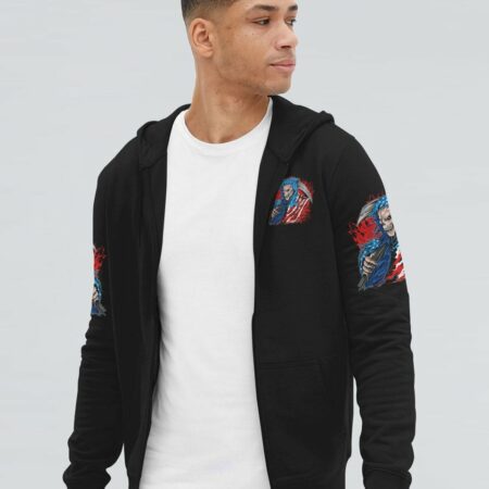 I JUST DON'T LIKE PEOPLE SKULL REAPER ALL OVER PRINT - TLTM2911224