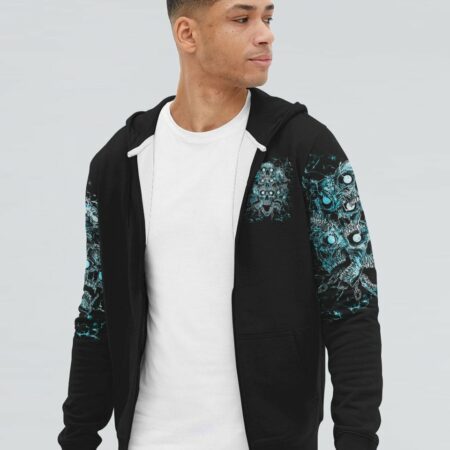 DON'T TRY TO FIGURE ME OUT SKULL ALL OVER PRINT - TLTM2312223
