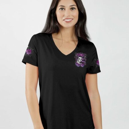 DON'T TRY TO FIGURE ME OUT CROWN SUGAR SKULL ALL OVER PRINT - TLTM1511222