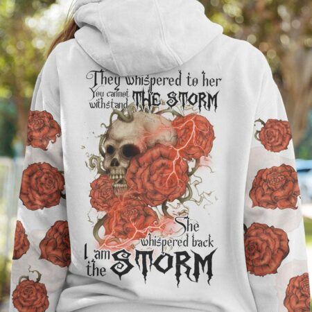 I AM THE STORM ROSE SKULL ALL OVER PRINT - TLTR0811223