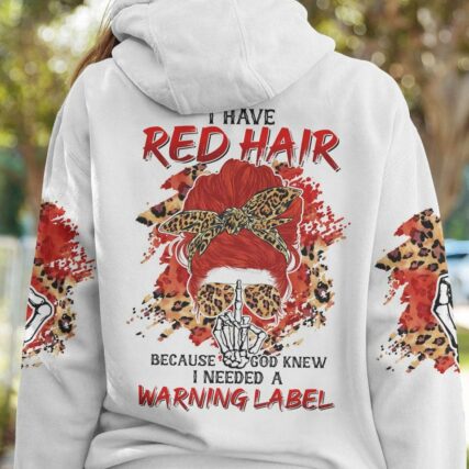 I HAVE RED HAIR MESSY BUN ALL OVER PRINT - TLTR1111221