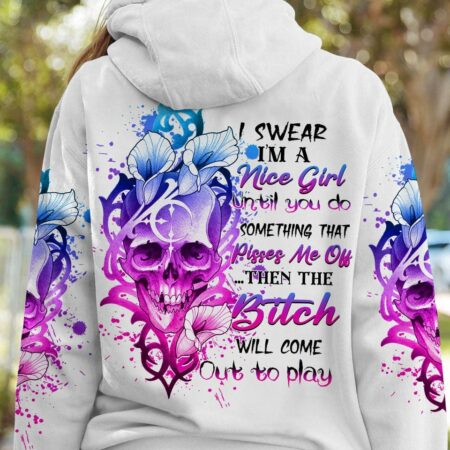 I SWEAR I'M A NICE GIRL ALL OVER PRINT - YHHN2312224