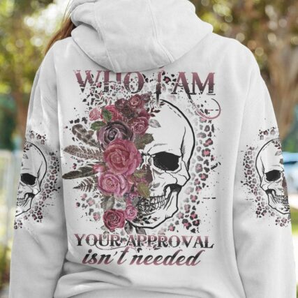 I AM WHO I AM SKULL FLOWER LEOPARD ALL OVER PRINT - TLNO2511223