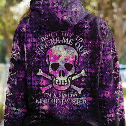 DON'T TRY TO FIGURE ME OUT GALAXY SKULL BONES ALL OVER PRINT - TLTR2112222
