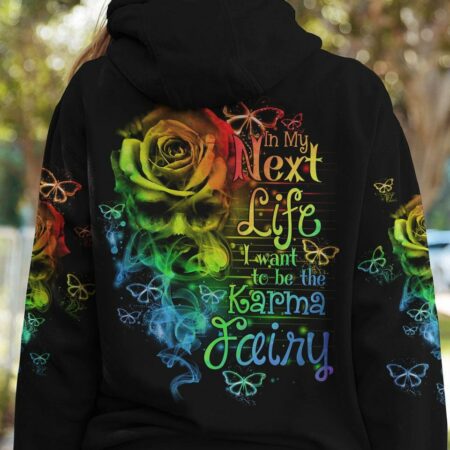 KARMA FAIRY ROSE SMOKE SKULL ALL OVER PRINT - TLNO0601232