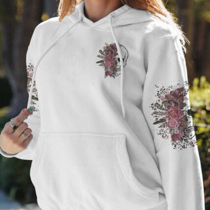 I AM WHO I AM SKULL FLOWER LEOPARD ALL OVER PRINT - TLNO2511223