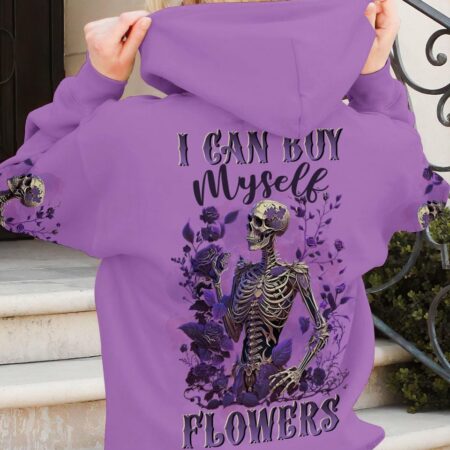 I CAN BUY MYSELF FLOWERS SKELETON ALL OVER PRINT - TLTR1803231
