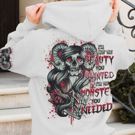 I'M THE MONSTER YOU NEEDED SKULL GIRL ALL OVER PRINT - TLNO0612221