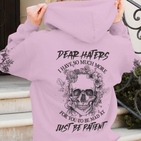 DEAR HATERS SKULL FLOWER ALL OVER PRINT - YHHG0712222