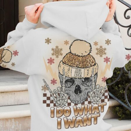 I DO WHAT I WANT WINTER SKULL ALL OVER PRINT - TLNO2511221