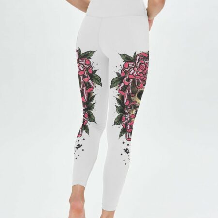 I AM A SWEET GIRL FLOWER SKULL ALL OVER PRINT - TLNZ0102233