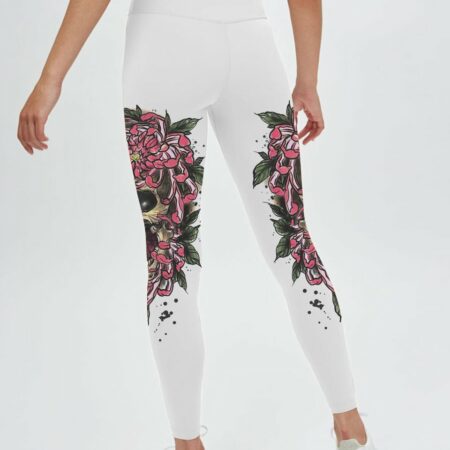 I AM A SWEET GIRL FLOWER SKULL ALL OVER PRINT - TLNZ0102233