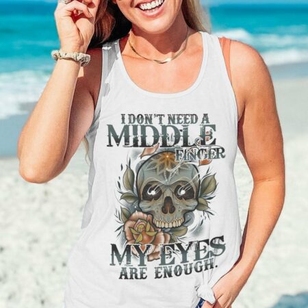 I DON'T NEED A M SKULL ALL OVER PRINT - TLTY0811221
