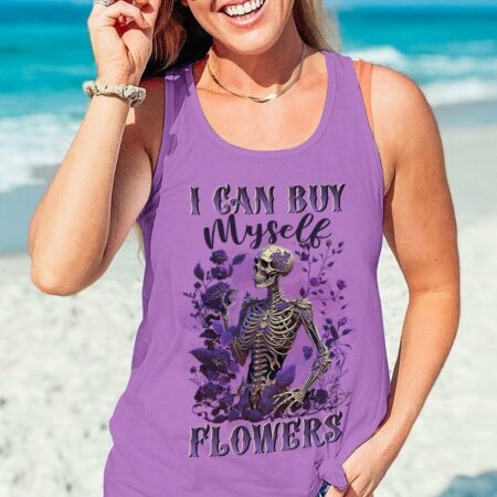 I CAN BUY MYSELF FLOWERS SKELETON ALL OVER PRINT - TLTR1803231