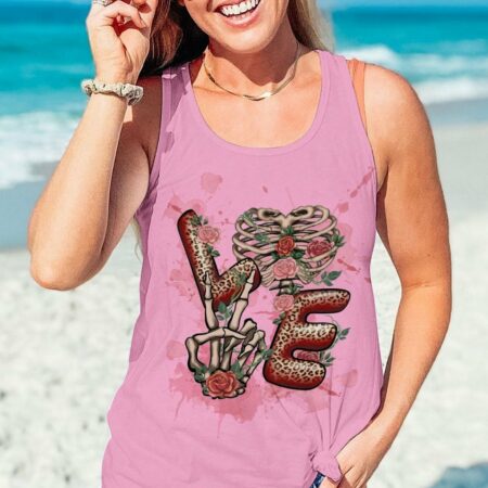 LOVE SKELETON ALL OVER PRINT - TLTW0903233