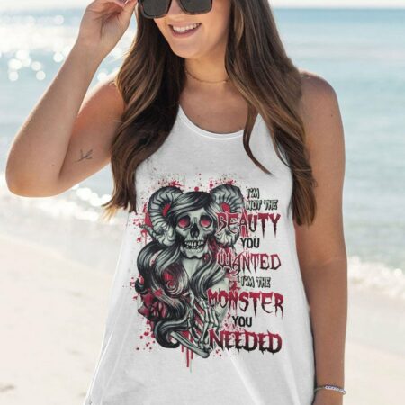 I'M THE MONSTER YOU NEEDED SKULL GIRL ALL OVER PRINT - TLNO0612221