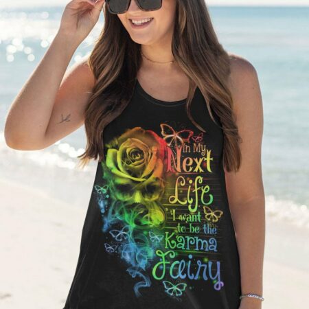 KARMA FAIRY ROSE SMOKE SKULL ALL OVER PRINT - TLNO0601232
