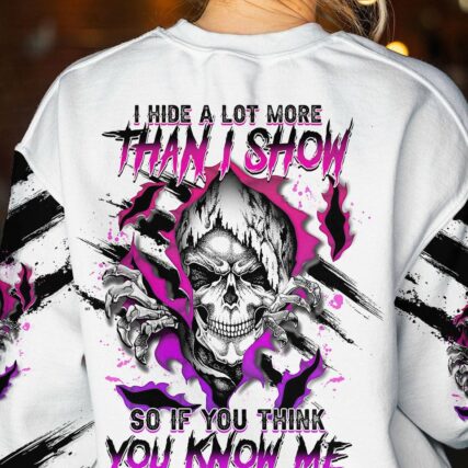 I HIDE A LOT MORE THAN I SHOW REAPER SCRATCH ALL OVER PRINT - TLTM0202231