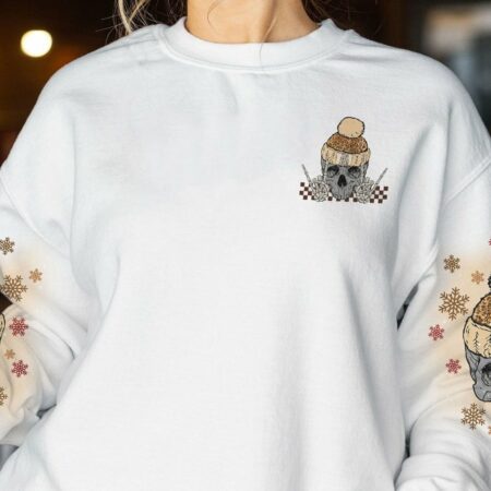 I DO WHAT I WANT WINTER SKULL ALL OVER PRINT - TLNO2511221