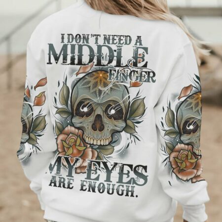I DON'T NEED A M SKULL ALL OVER PRINT - TLTY0811221