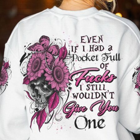 EVEN IF I HAD A POCKET FLOWER SKULL ALL OVER PRINT - TLNZ2311223