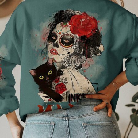 INKED MAMA SUGAR SKULL ALL OVER PRINT - TLTW0103233