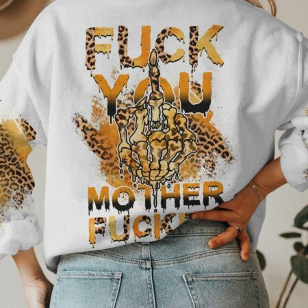 FCK YOU MOTHERFCKER LEOPARD ALL OVER PRINT - YHHG1711223