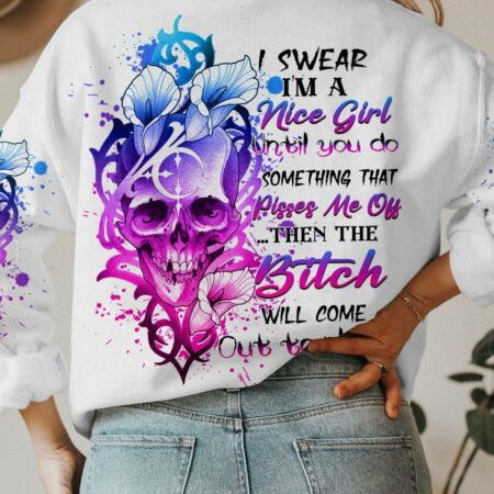 I SWEAR I'M A NICE GIRL ALL OVER PRINT - YHHN2312224