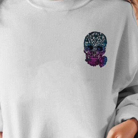 I TRY TO AVOID DRAMA TATTOOED SKULL ALL OVER PRINT - TLNZ0612223